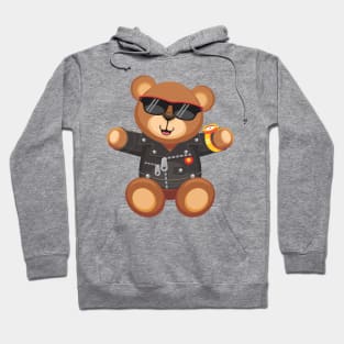 Biker Teddy Bear 2.0 Hoodie